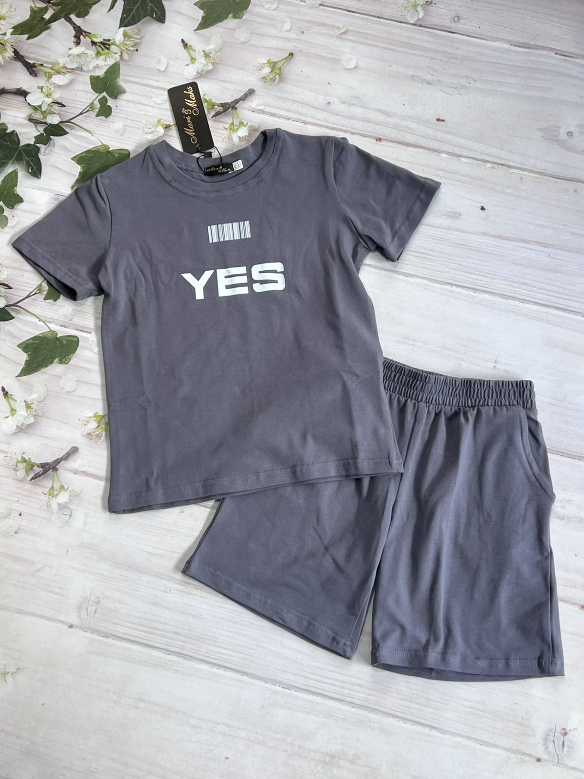 Костюм Marimaks (122-140) 1069 grey (лето)