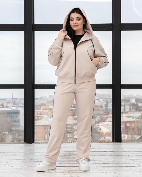 Костюм спорт AZNA (XL-4XL) Д139 beige (деми)
