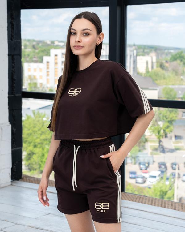 Костюм AZNA (XS-L) ЛД07 brown (лето)