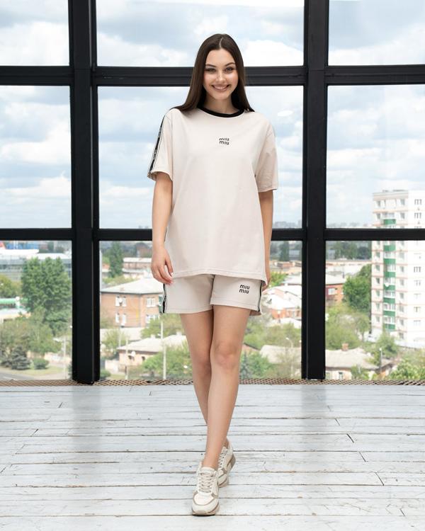 Костюм AZNA (S-XL) ЛД16 beige (лето)