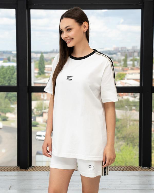 Костюм AZNA (S-XL) ЛД16 white (лето)