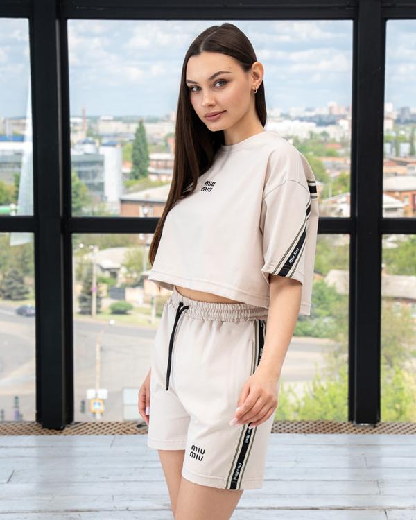 Костюм AZNA (XS-L) ЛД17 beige (лето)