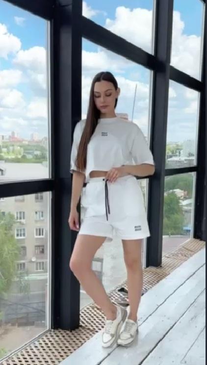 Костюм AZNA (XS-L) ЛД17 white (лето)