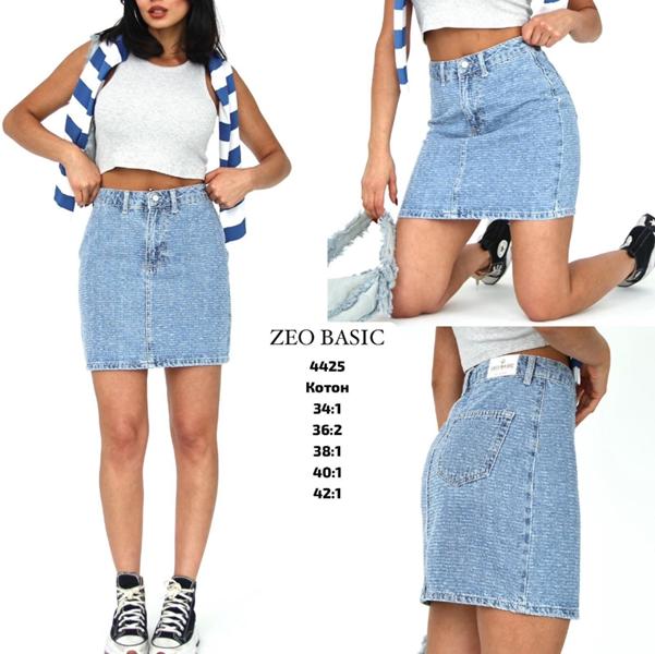 Юбка Jeans Style (34-42) 4425 blue (лето)