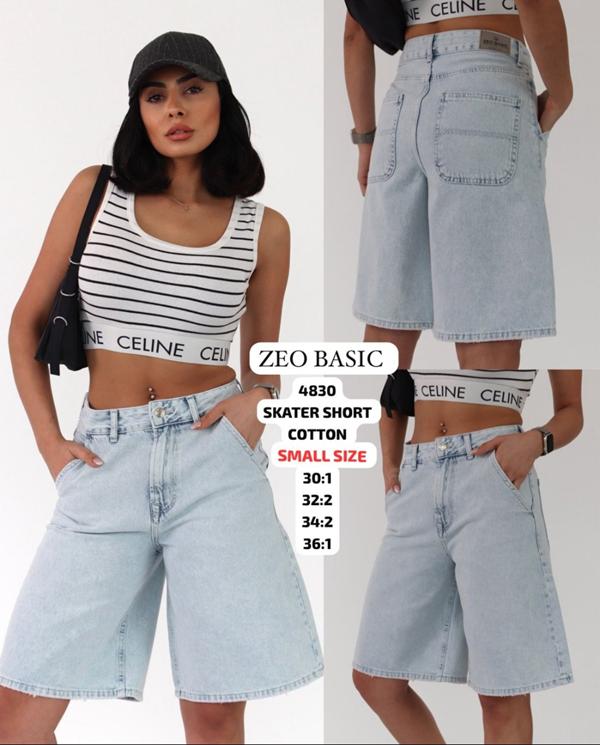 Шорты Jeans Style (30-36) 4830 l.blue (лето)