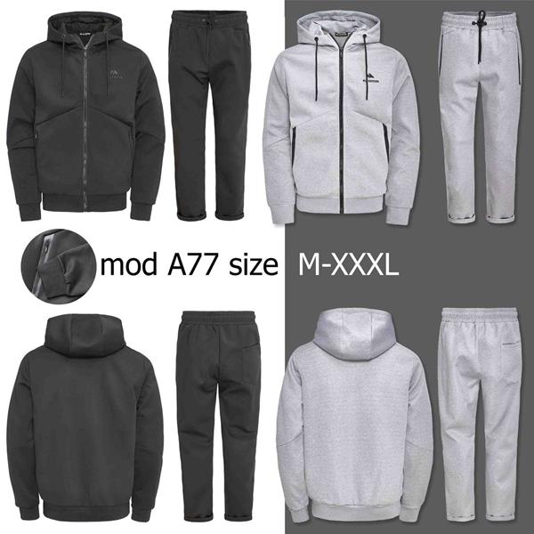 Костюм спорт Ale-Ate (M-3XL) A72 black (деми)