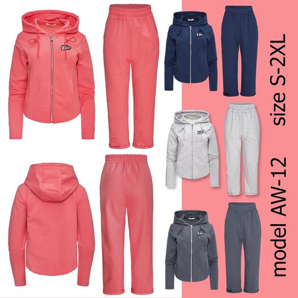 Костюм спорт Ale-Ate (S-2XL) AW12 l.grey (деми)