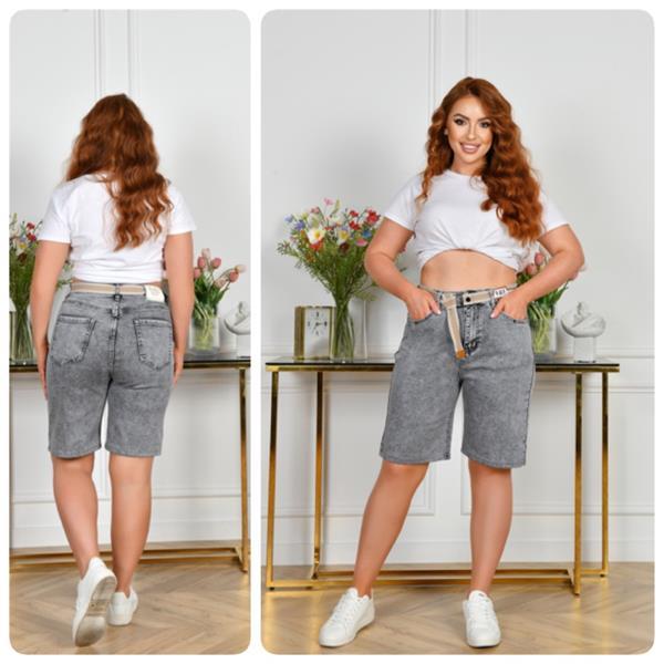 Бриджи Lady N (28-33) 157 grey (лето)