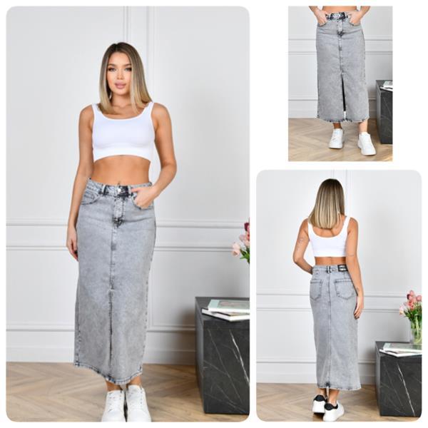 Юбка Lady N (28-33) 811 grey (лето)
