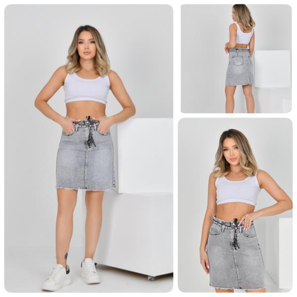 Юбка Lady N (25-30) 830 grey (лето)