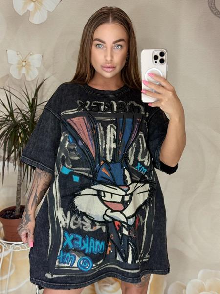 Футболка Trend (one size) 20502 black (лето)