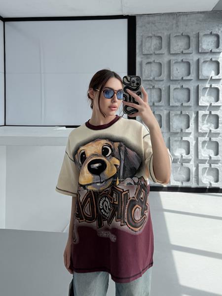 Футболка Trend (one size) 7295 brown (лето)
