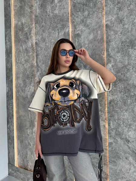 Футболка Trend (one size) 7295 grey (лето)