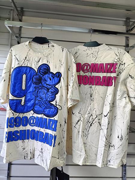 Футболка Trend (one size) 9056 white-blue (лето)