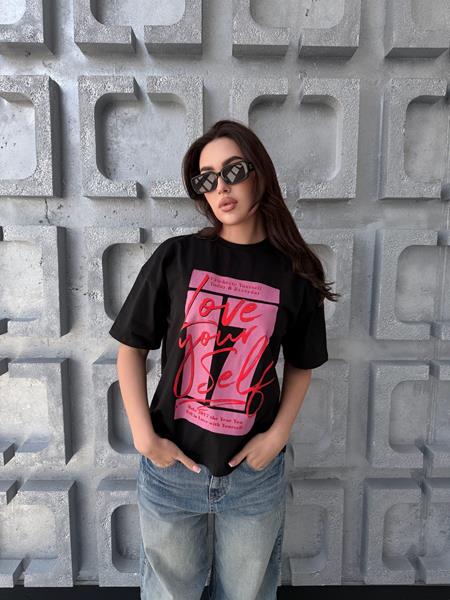 Футболка Trend (one size) TR142 black (лето)