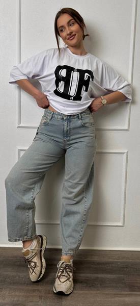 Футболка Trend (M-L) TR183 white (лето)