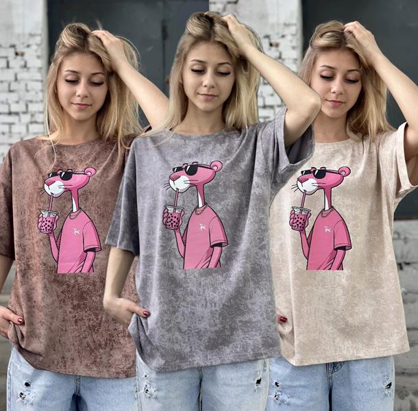Футболка Karolina (34-42) KR153 grey (лето)