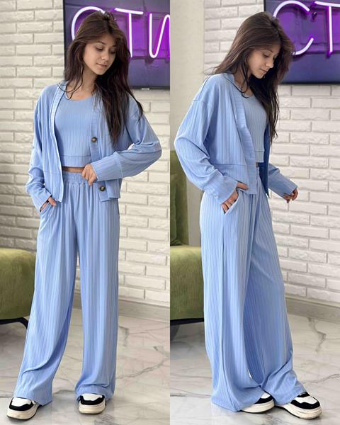 Костюм Karolina (34-42) KR155 l.blue (лето)