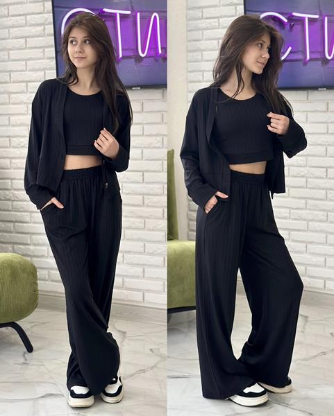 Костюм Karolina (34-42) KR157 black (лето)