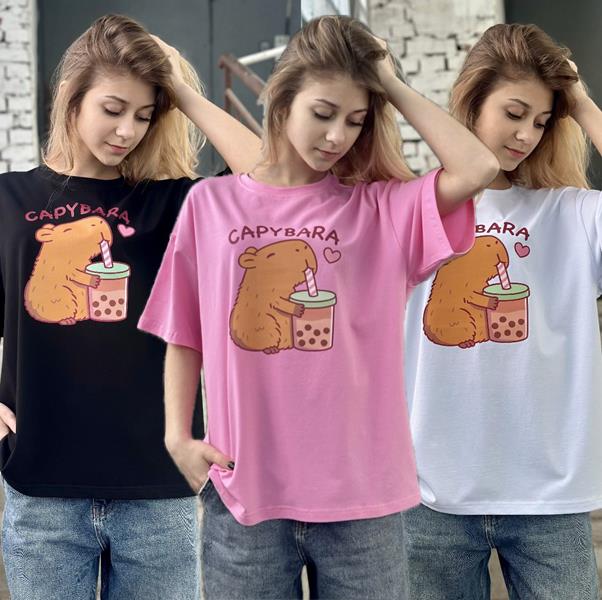 Футболка Karolina (34-42) KR164 pink (лето)