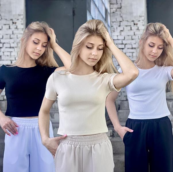 Топ Karolina (34-42) KR173 white (лето)