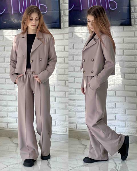 Костюм Karolina (32-42) KR206 brown (деми)