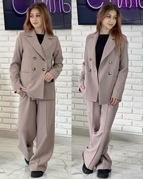 Костюм Karolina (32-42) KR207 grey (деми)