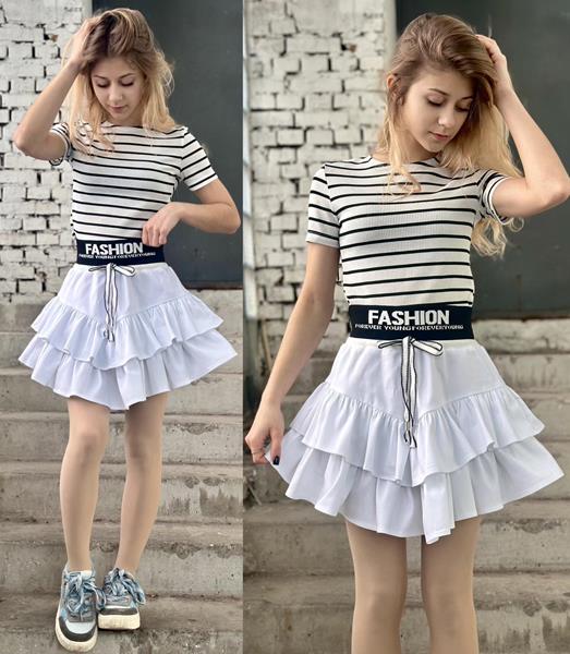 Юбка Karolina (32-42) KR215 white (лето)