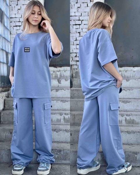 Костюм Karolina (34-42) KR227 l.blue (лето)