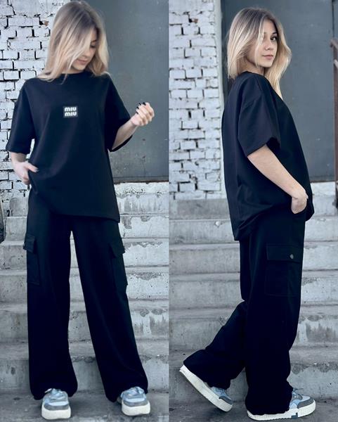 Костюм Karolina (34-42) KR230 black (лето)
