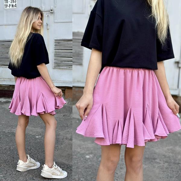 Юбка Karolina (34-42) KR233 pink (лето)