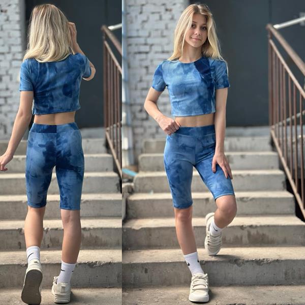 Костюм Karolina (34-42) KR239 l.blue (лето)