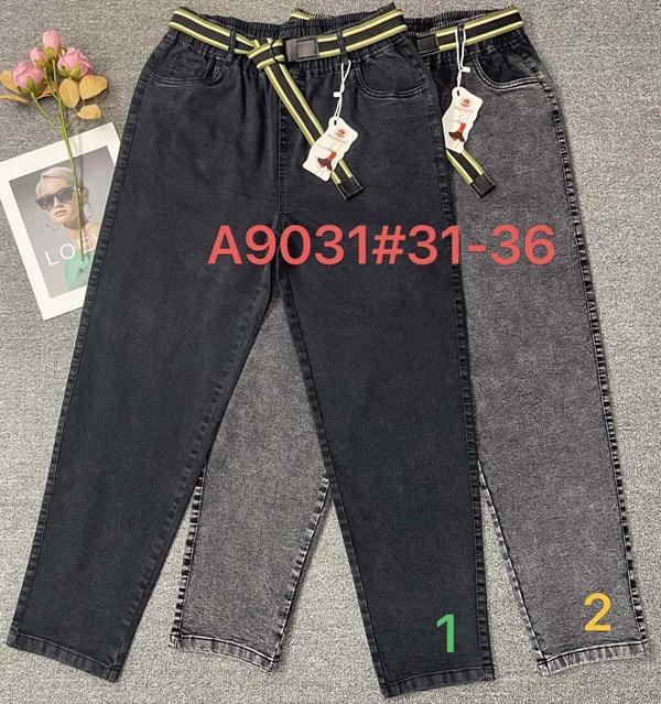 Джинсы Immei (31-36) A9031-1 black (деми)