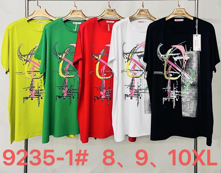 Футболка Immei (8XL-10XL) 9235-1 yellow (лето)