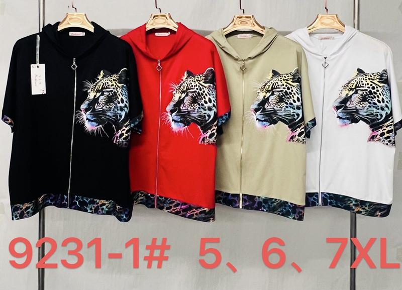 Кофта Immei (5XL-7XL) 9231-1 black (лето)