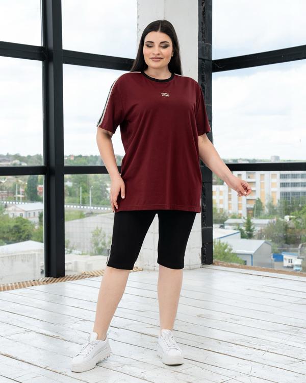 Костюм AZNA (XL-4XL) ЛД15 wine (лето)