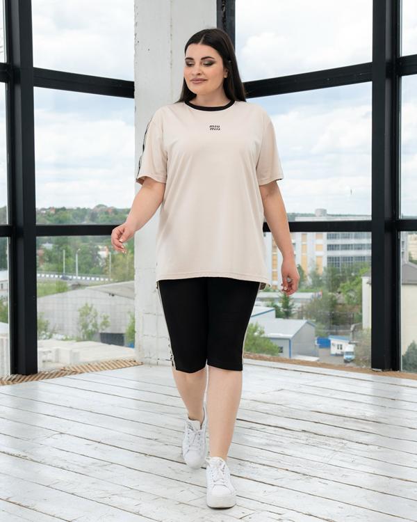 Костюм AZNA (XL-4XL) ЛД15 beige (лето)