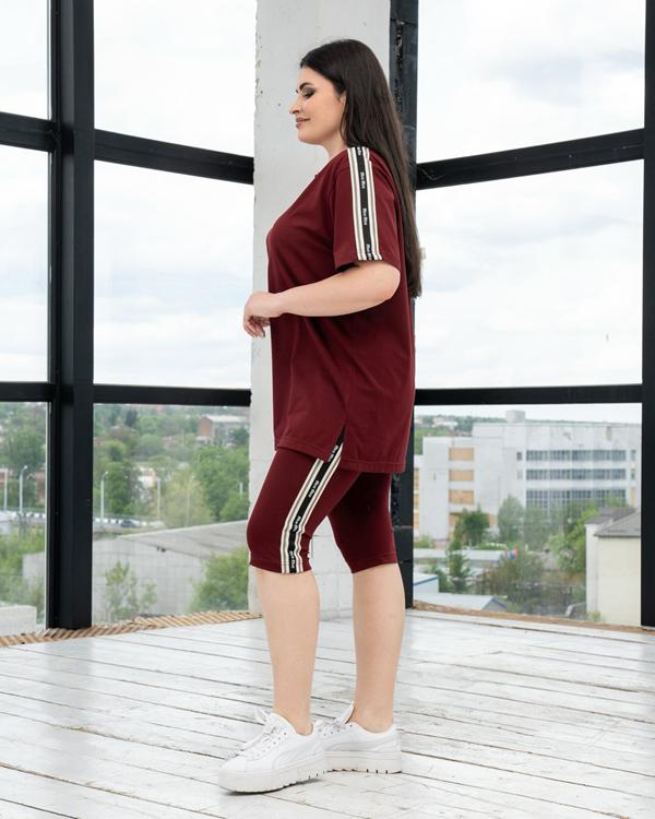 Костюм AZNA (XL-4XL) ЛД18 wine (лето)