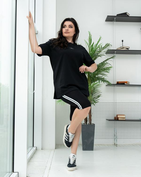 Костюм AZNA (XL-4XL) ЛД02 black (лето)