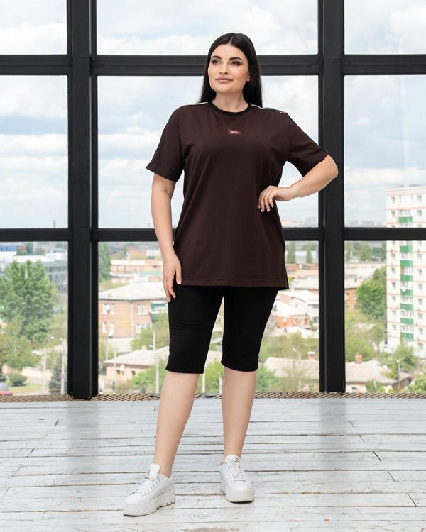Костюм AZNA (XL-4XL) ЛД02 brown (лето)