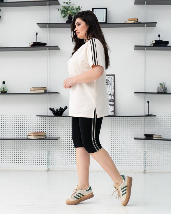 Костюм AZNA (XL-4XL) ЛД02 beige (лето)