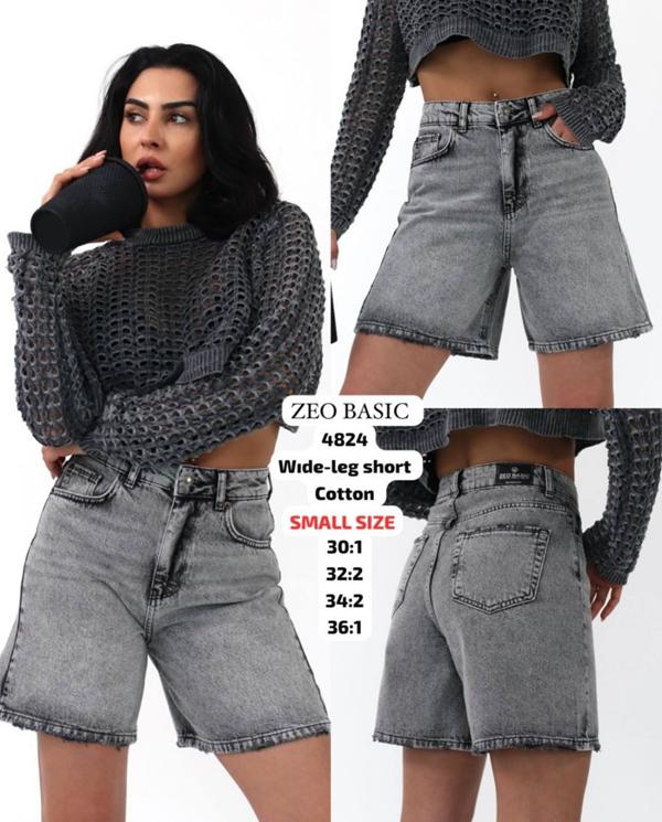 Шорты Jeans Style (30-36) 4824 grey (лето)