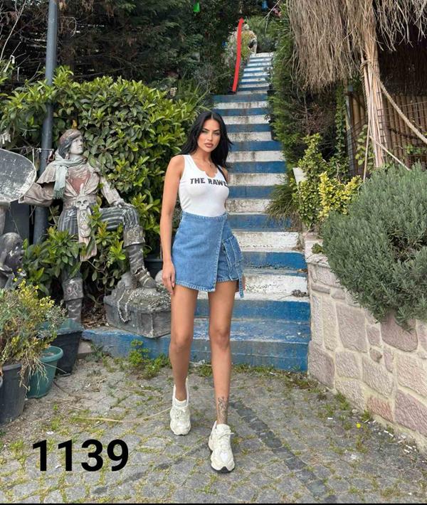 Шорты Jeans Style (34-40) 2066-1139 blue (лето)