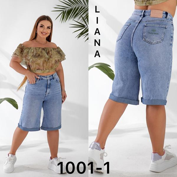 Бриджи Liana Denim (30-36) 1-001-1 blue (лето)