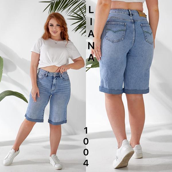 Шорты Liana Denim (30-36) 1-004-1 l.blue (лето)