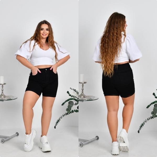 Шорты Liana Denim (28-33) 1779-1 black (лето)