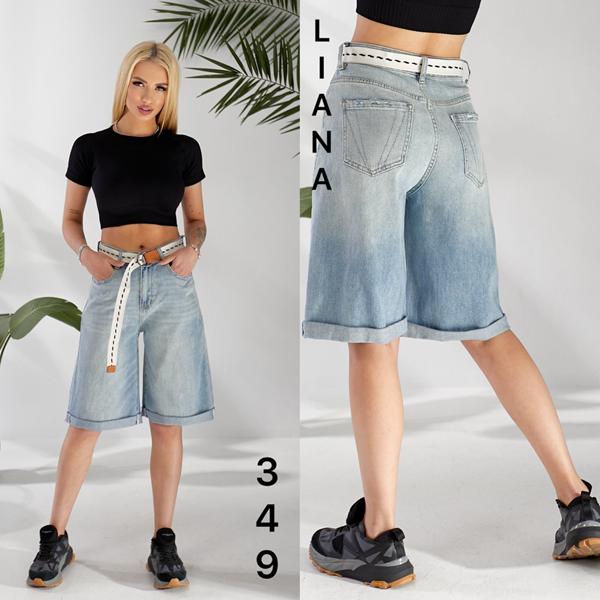 Бриджи Liana Denim (25-30) 349-1 l.blue (лето)