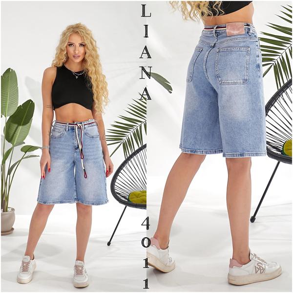 Шорты Liana Denim (25-30) 4-011 l.blue (лето)