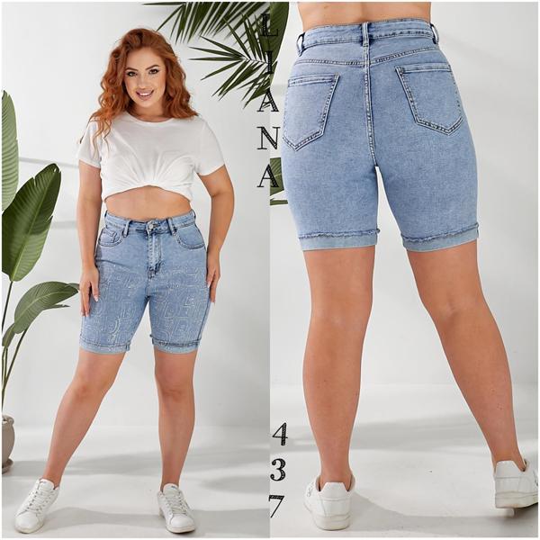 Шорты Liana Denim (30-36) 437 l.blue (лето)