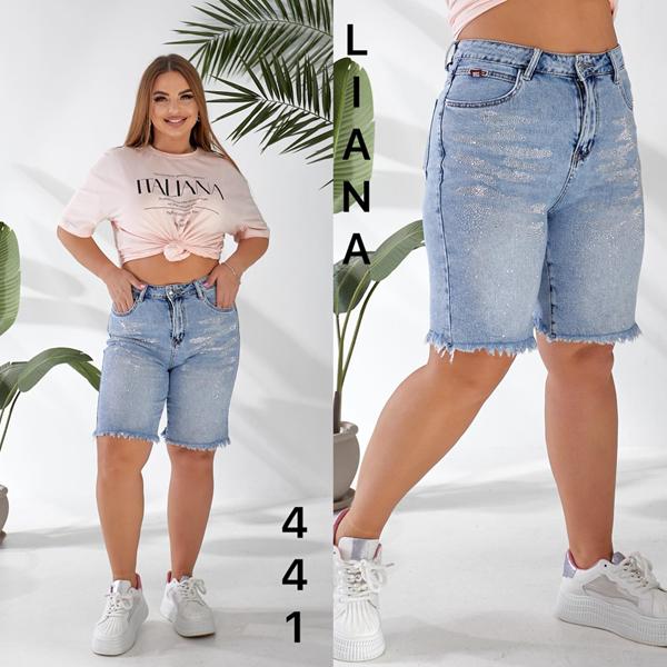 Шорты Liana Denim (31-38) 441 l.blue (лето)
